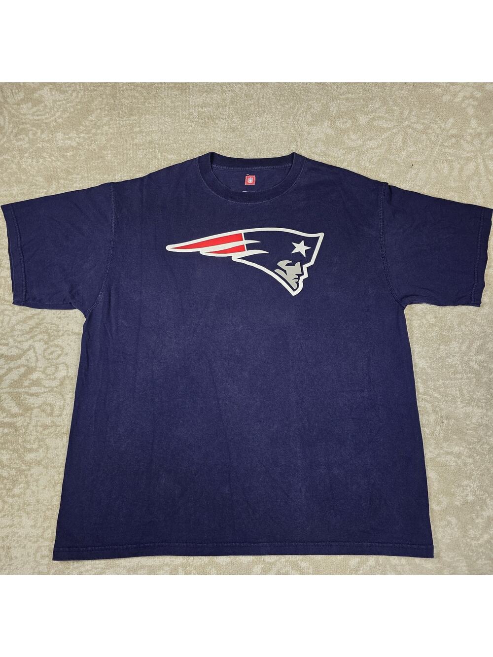 NFL New England Patriots T-Shirt Mens Size XL Navy Short Sleeve
